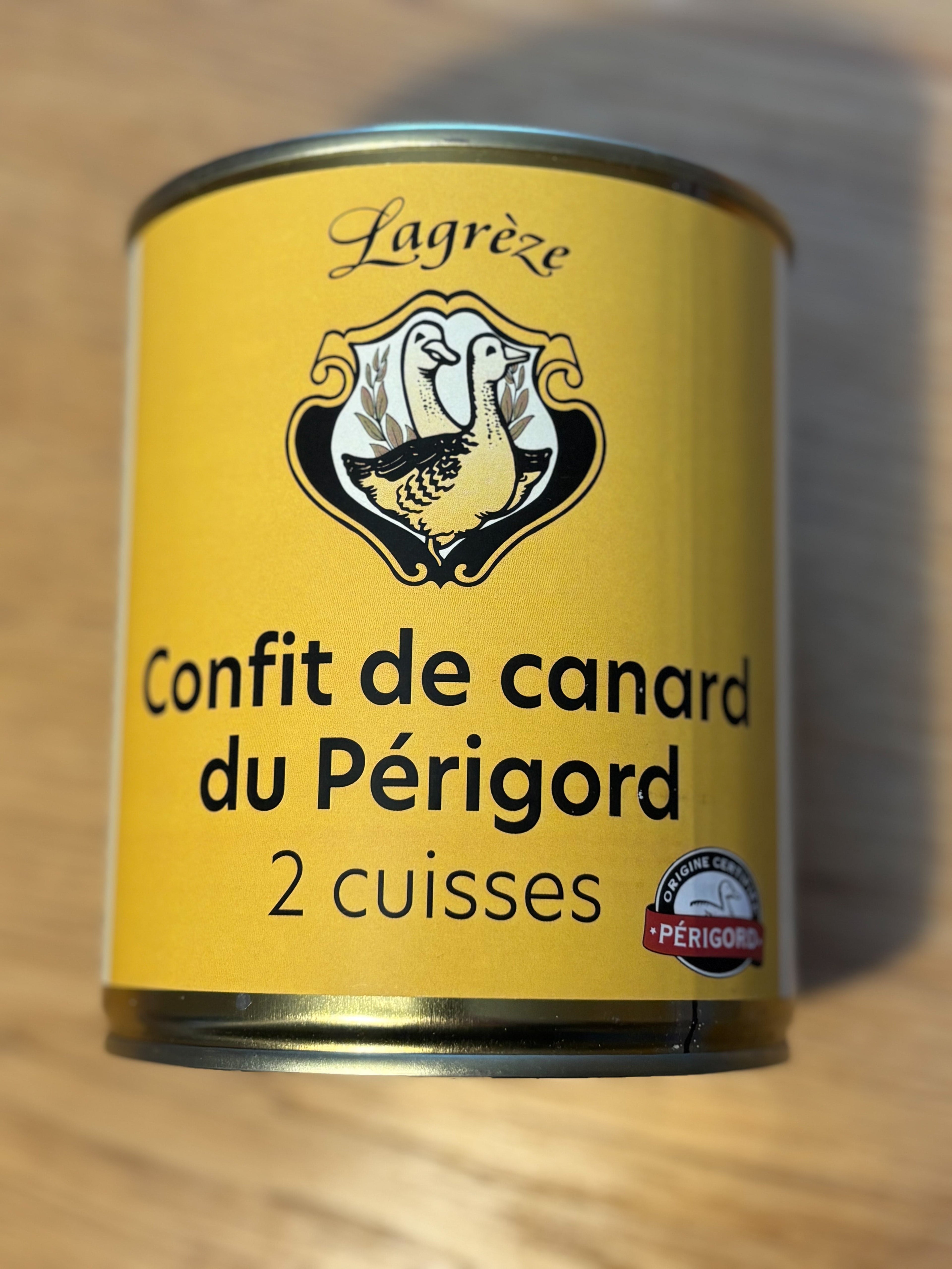 Ankankoipia confit Perigordin alueelta  2kpl - 760g