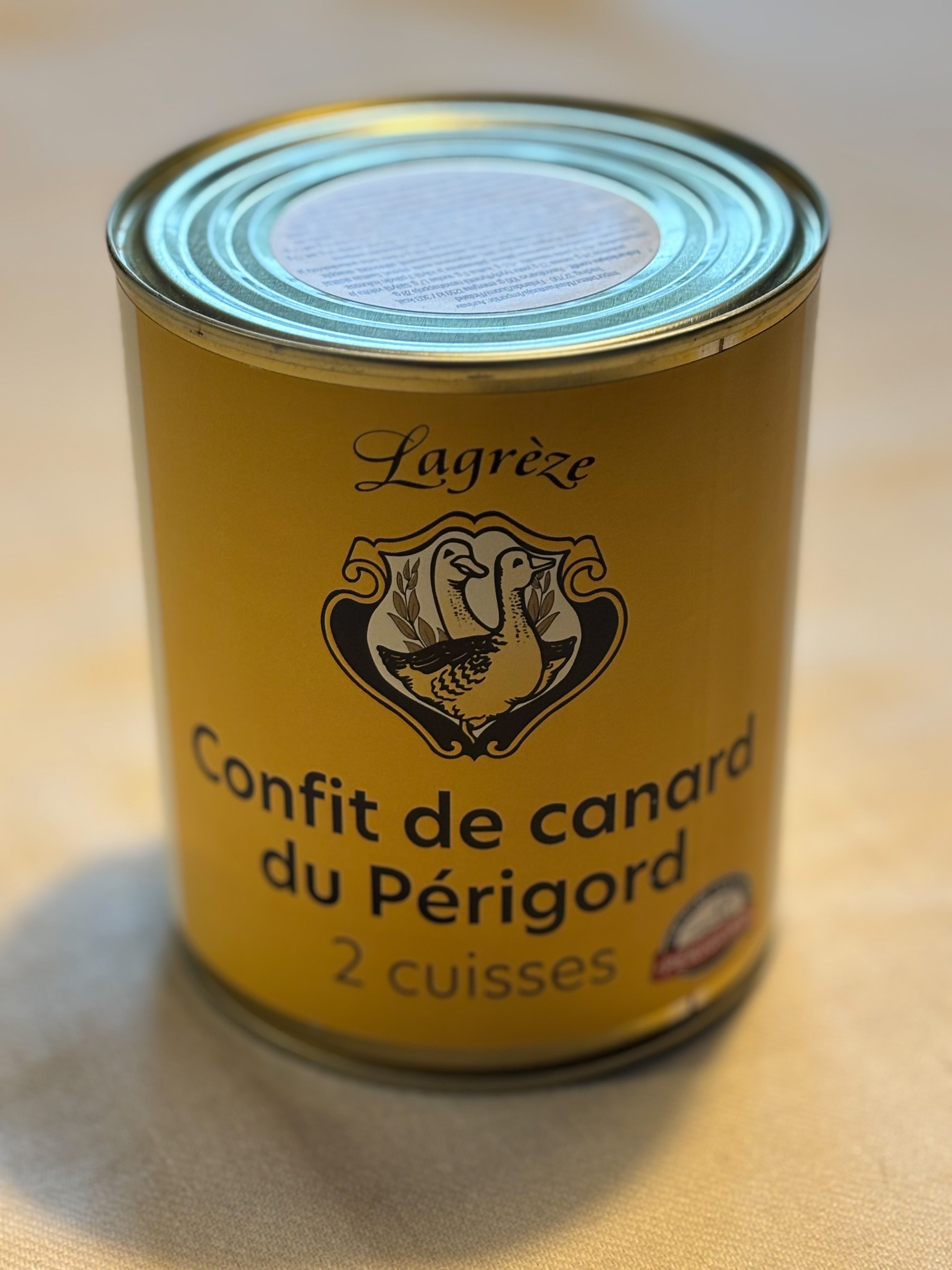 Ankankoipia confit Perigordin alueelta  2kpl - 760g